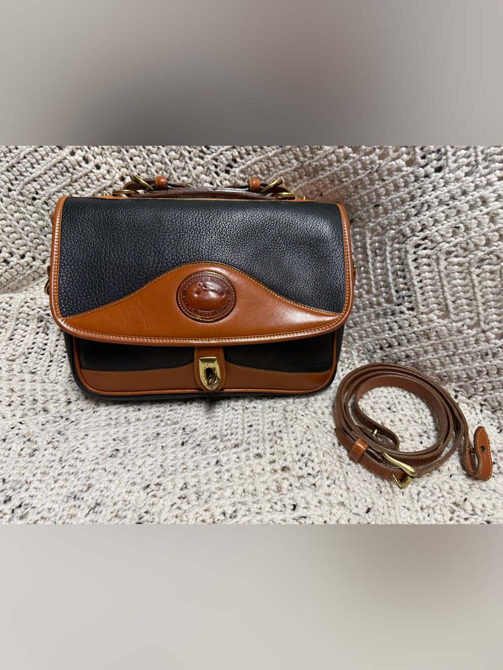 Vintage Dooney & Bourke Black Carrier